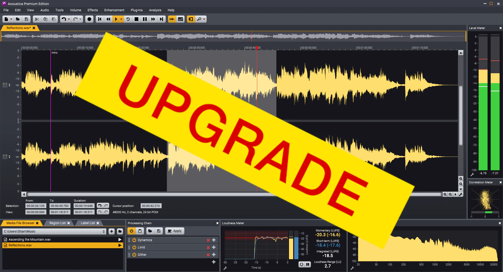 Acon Acoustica Standard to Premium Multi-track Audio Editor upgrade – Professional Audio Software & Plugin - Image 2