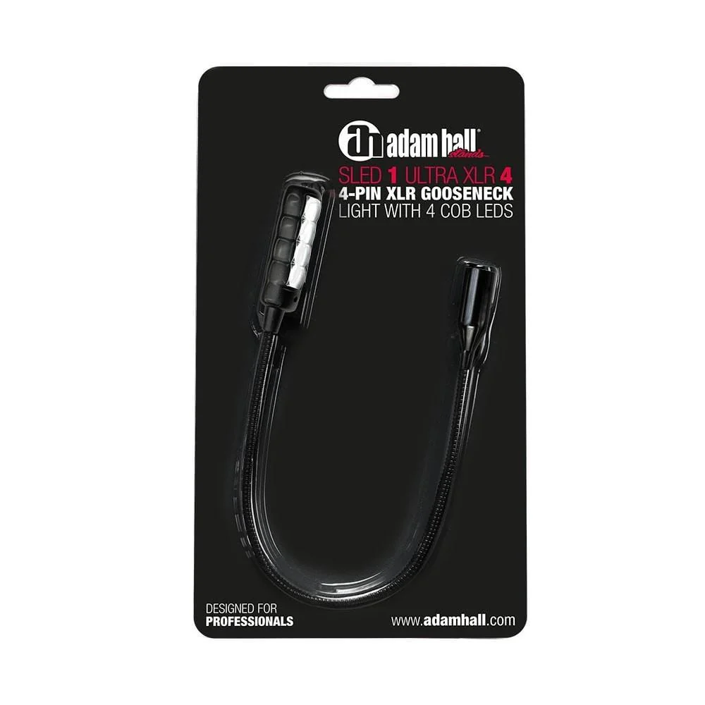 Adam Hall Sled 4 Pin XLR Gooseneck Light Stands with 4 COB Leds - Image 7