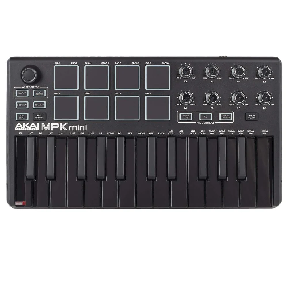 Akai MPK MINI MK2 Compact Midi Keyboard and Pad MIDI Controller - Image 9