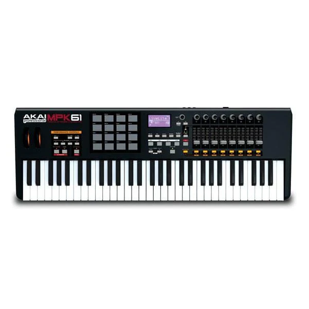 Akai Pro MPK61 61-Key MIDI Controller Keyboard Bundle With Btwig Software, Ebook, Cloth & Gigbag - Image 2