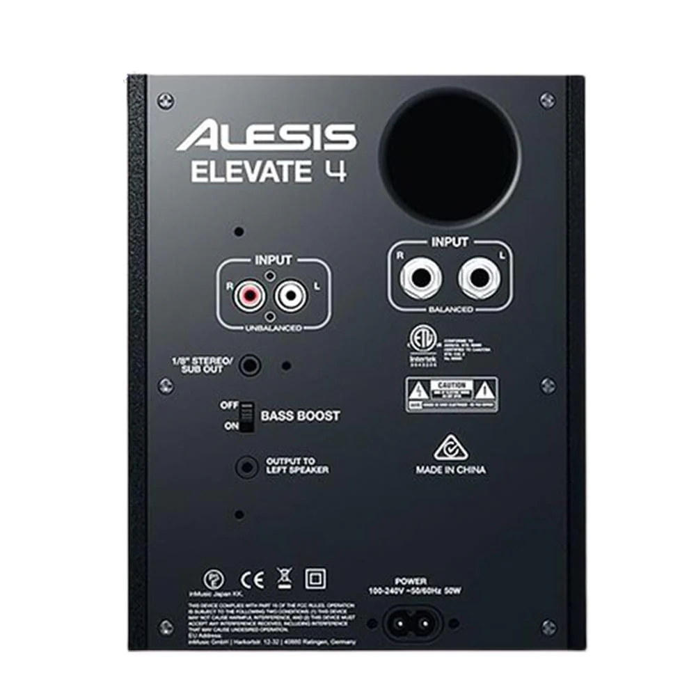 Alesis Elevate 4 4-Inch Powered Active Studio Monitor Speakers - Pair - Image 15