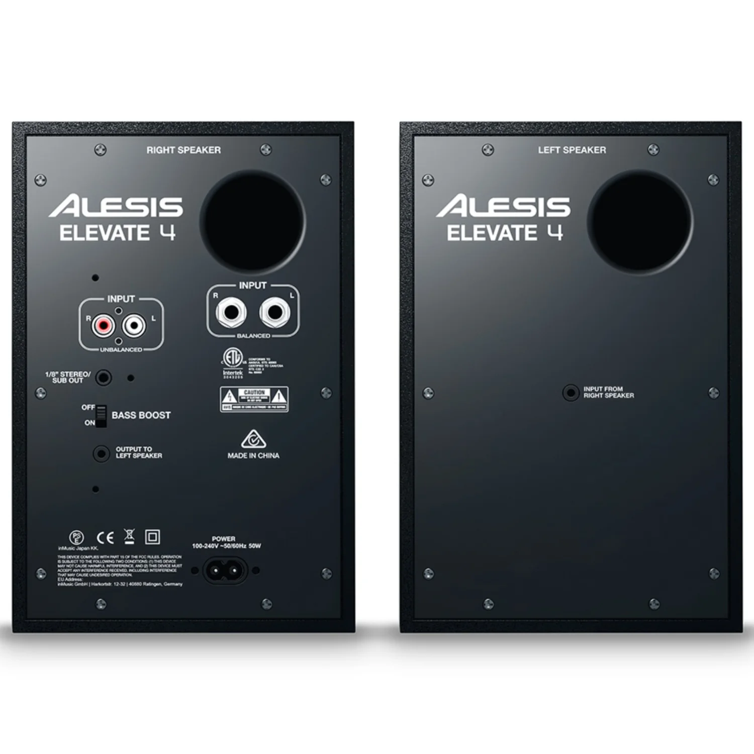 Alesis Elevate 4 4-Inch Powered Active Studio Monitor Speakers - Pair - Image 2