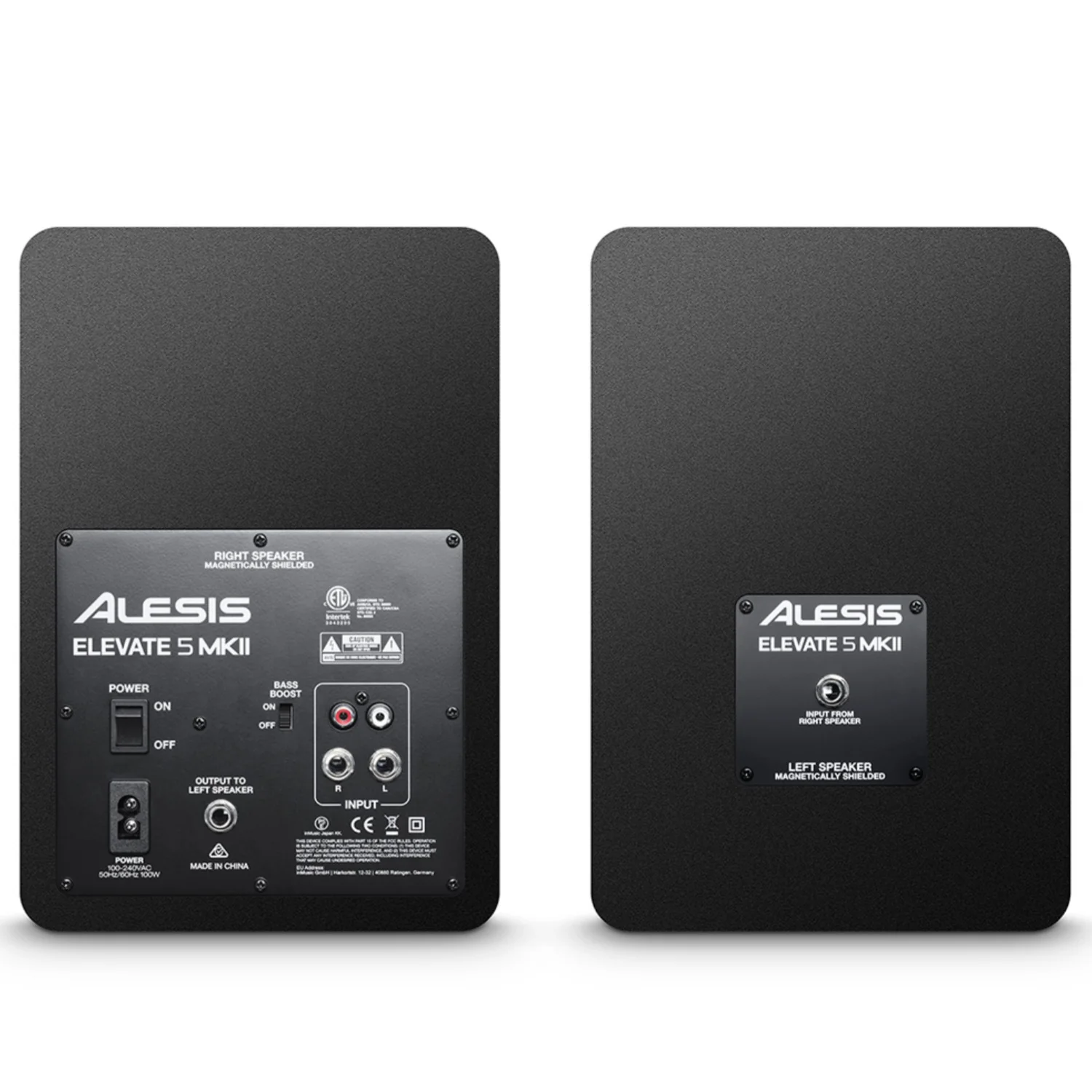 Alesis ELEVATE 5 MKII 5 inch Powered Studio Monitors with Isolation Pads, Cables, and Ebook - Pair - Image 4