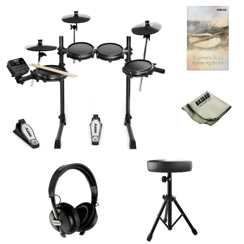 Alesis Turbo Mesh 7-Piece Electronic Drum Kit Bundle