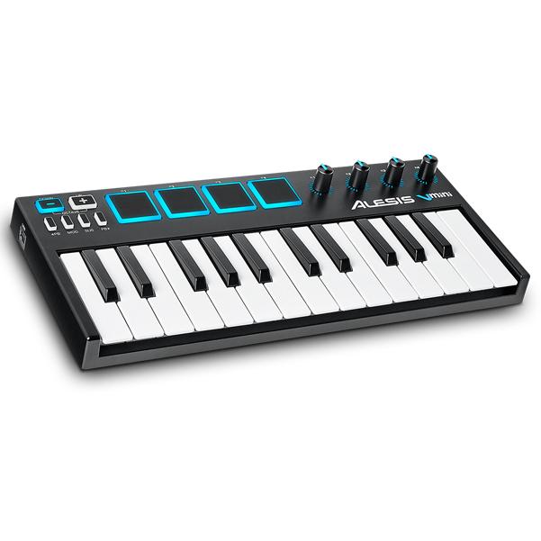 Alesis V Mini Portable 25 Key USB MIDI Keyboard Controller with Pads & Pro Software Suite featuring ProTools First Included - Image 3