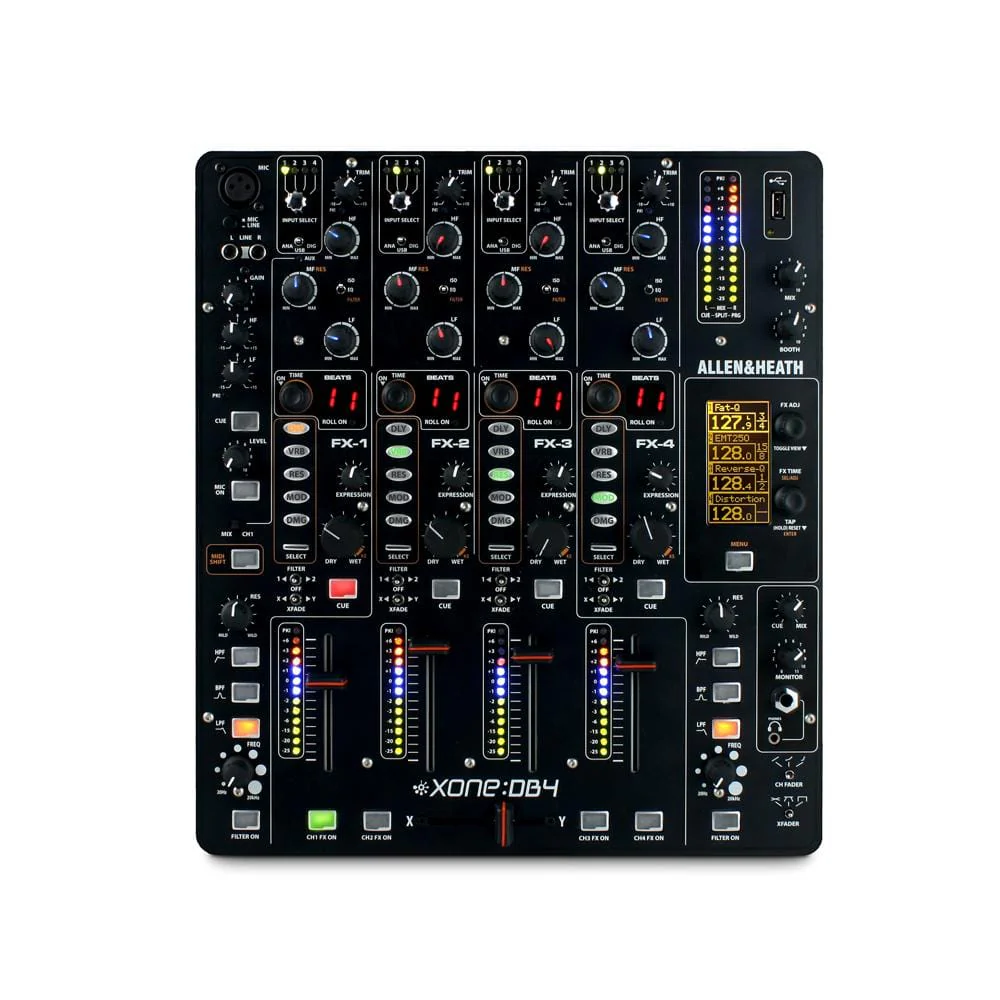 Allen & Heath Xone DB4 Professional Club Dj Fx Mixer