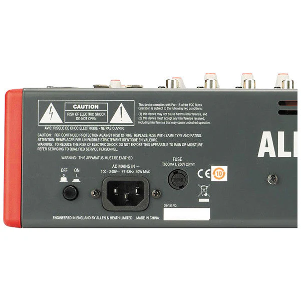 Allen & Heath ZED-22FX USB Mixer with Effects - Image 2