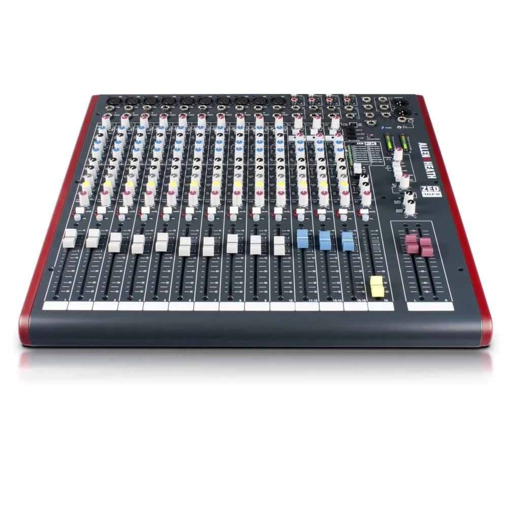 Allen & Heath ZED16FX 10 Mic/Line Multipurpose USB Mixer with FX for Live Sound and Recording - Image 3