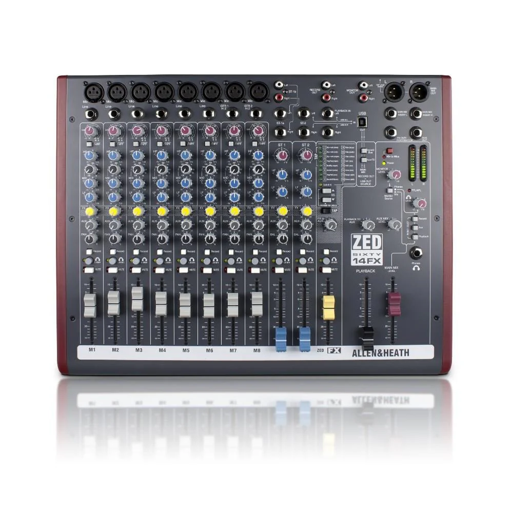 Allen & Heath ZED60-14FX 8 Mic/Line Inputs Multipurpose Mixer - Image 4