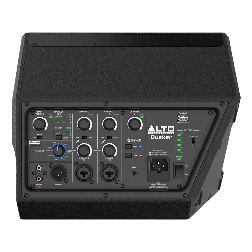 Alto Busker 200W Premium Battery Powered Portable Pa Subwoofers - Image 4