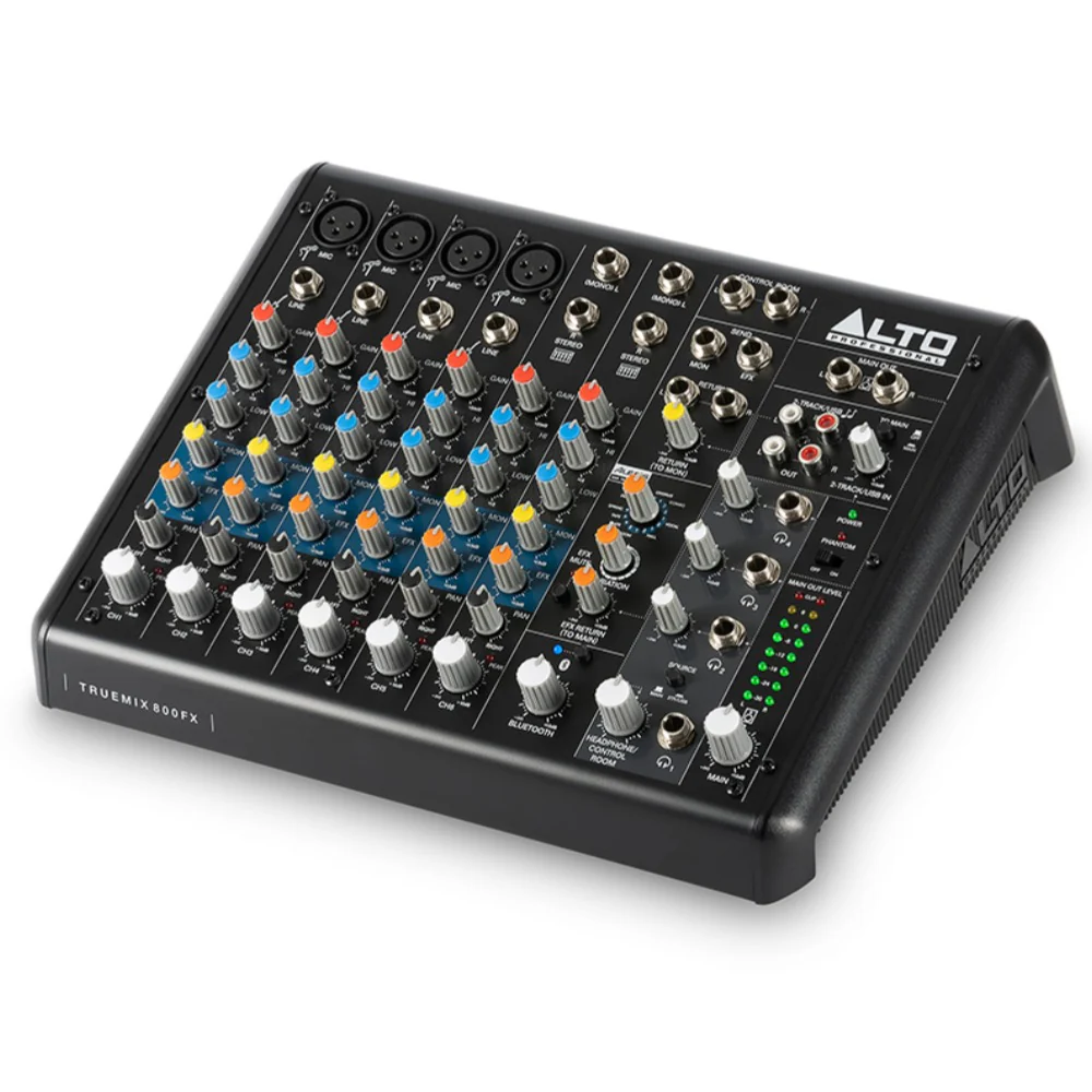 Alto TrueMix 800Fx 8-Channel Compact Mixer with Usb Blutooth and Alesis Multi-Fx - Image 2