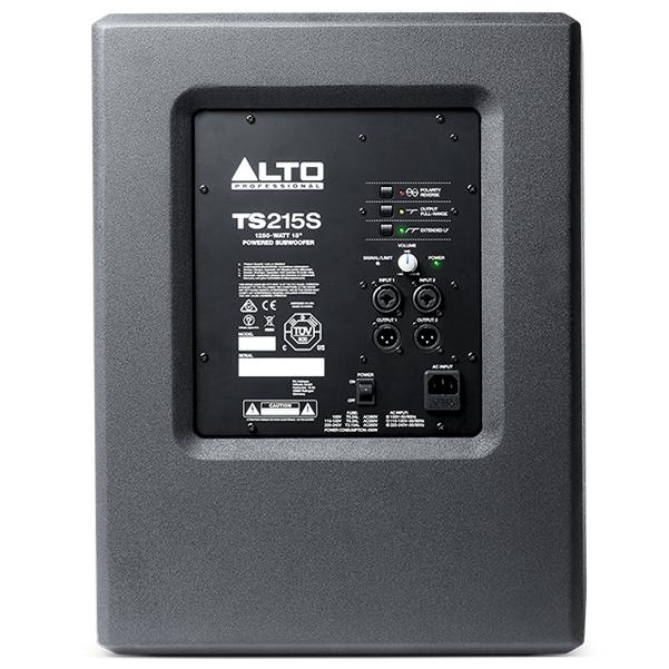 Alto TS215S 1250 Watt 15 inch Powered Subwoofer - Image 3