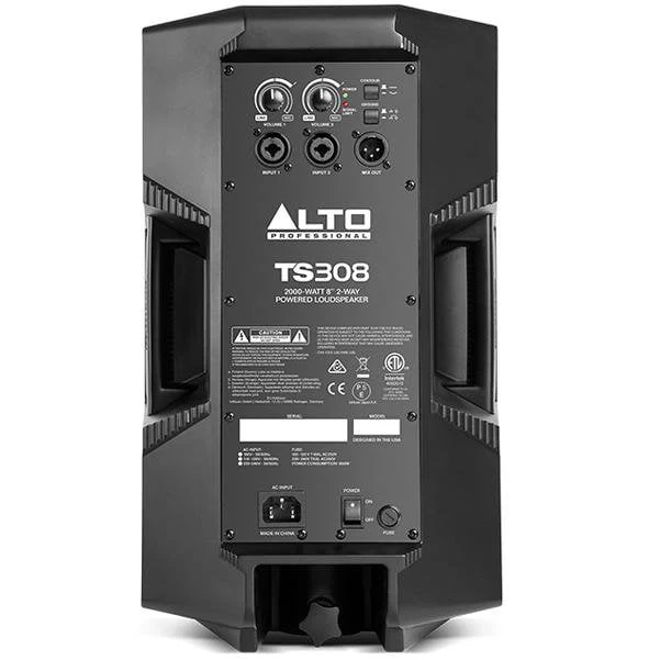 Alto TS308 2000-Watt 8-Inch 2-Way Active PA Speaker - Image 2