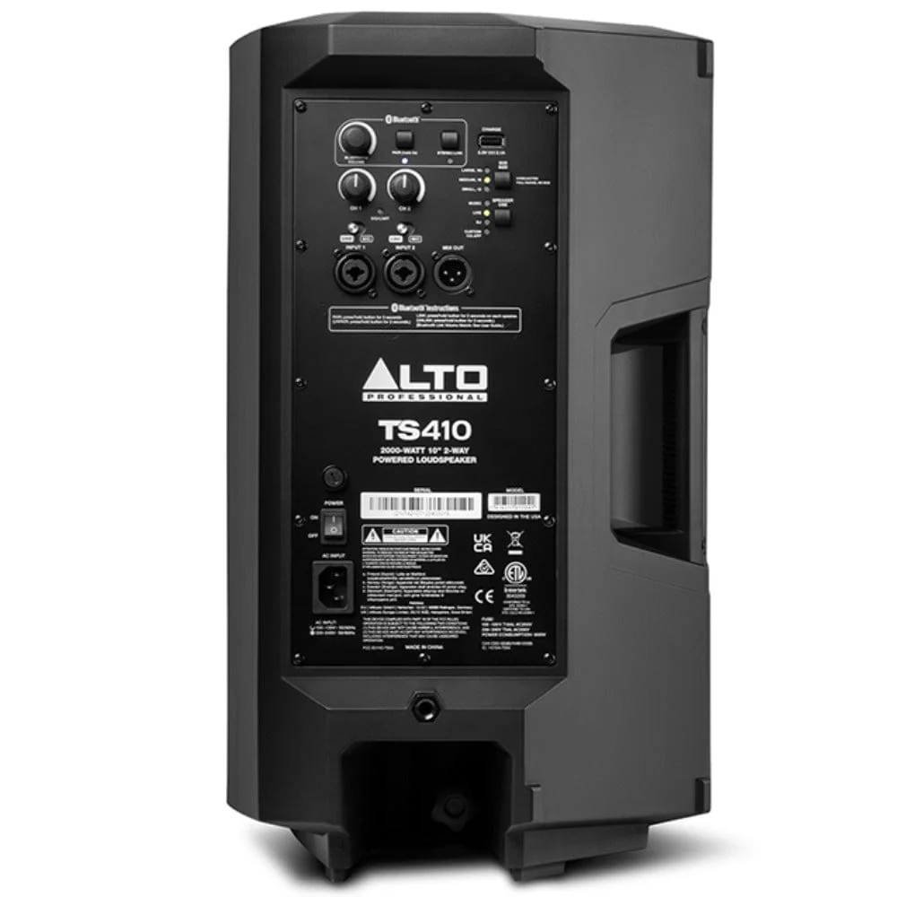 Alto TS410 2000 watt 10 Inch 2 Way Powered Loudspeaker with Bluetooth - Image 4