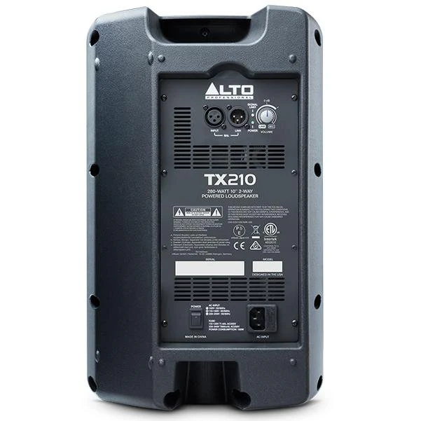 Alto TX210 300 Watt 10 Inch 2 Way Active PA Speaker - Image 3