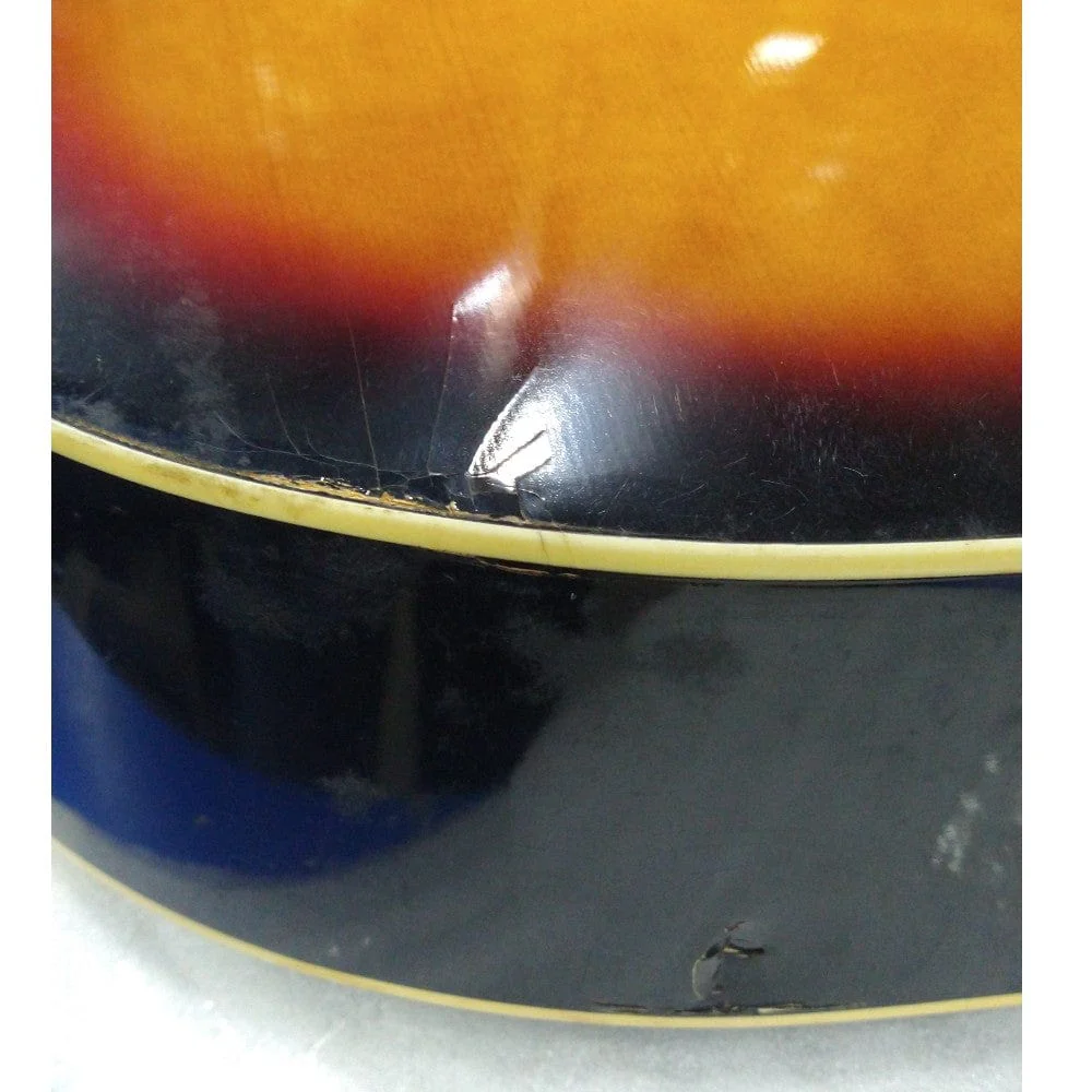 Amaze AW39-201 Acoustic Guitar - Sunburst - Open Box B Stock - Image 4