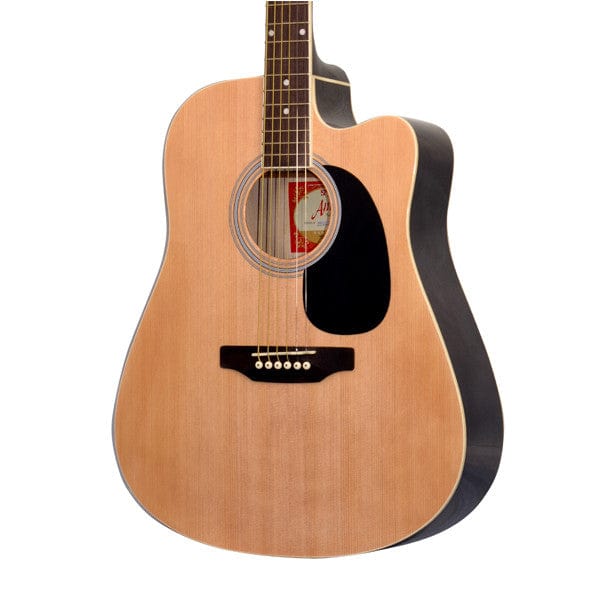 Amaze AW41C-201 Electro-Acoustic Guitar - Natural - Image 2