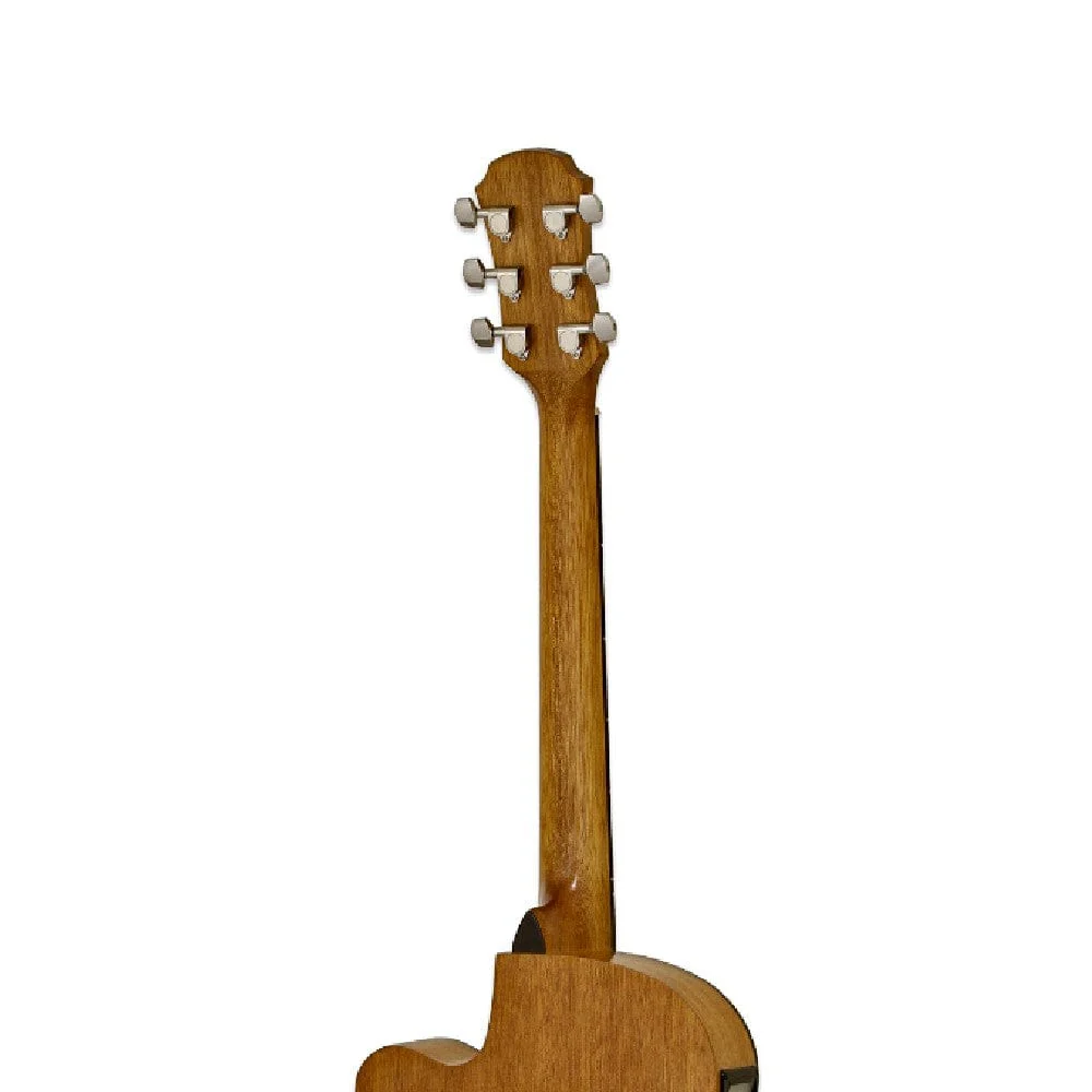 Aria FET M1 Cutaway Electro Acoustic Guitar With 4 Band EQ + Tuner - Natural - Image 7
