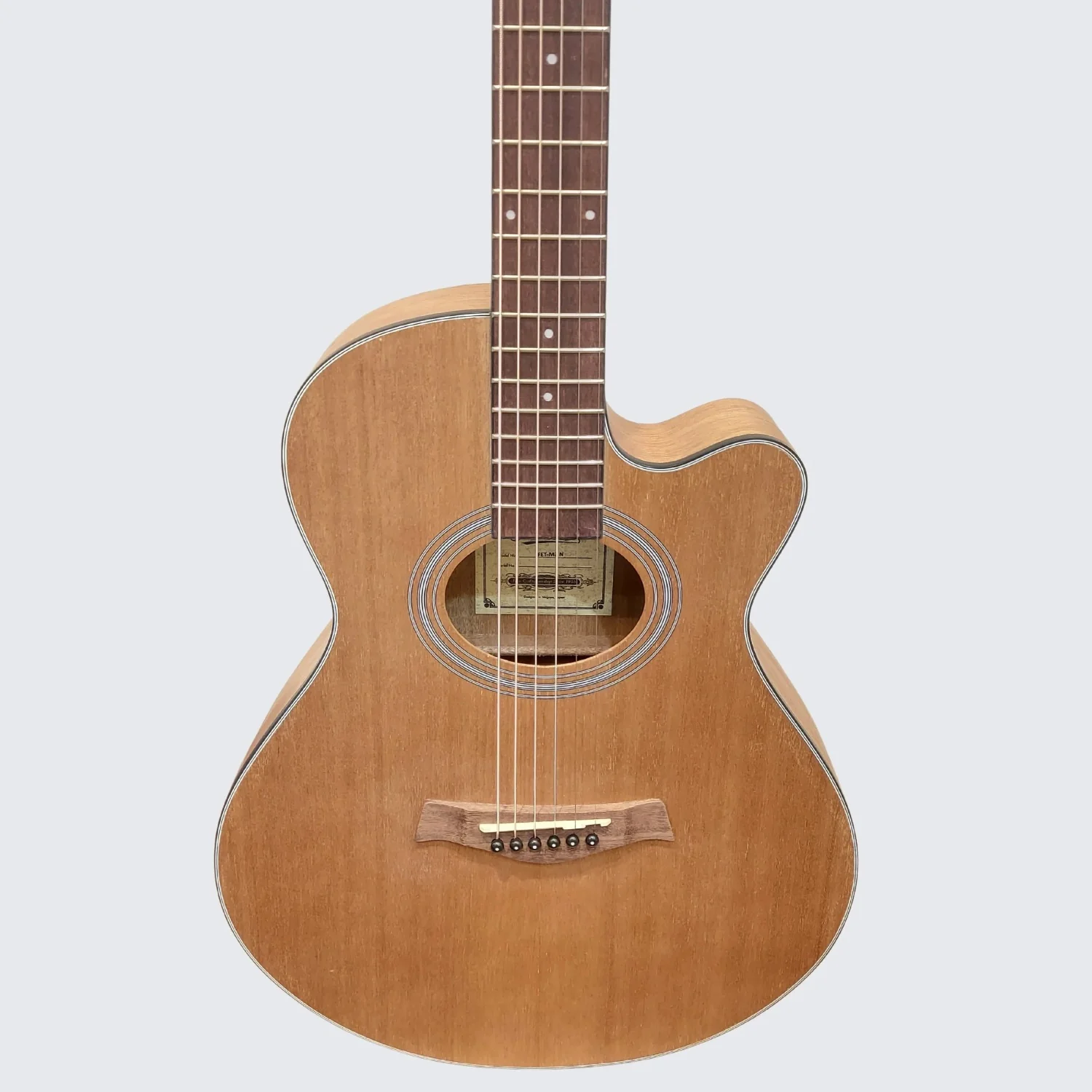 Aria FET M2 Meranti Thin-Body Cutaway Acoustic Guitar - Image 10