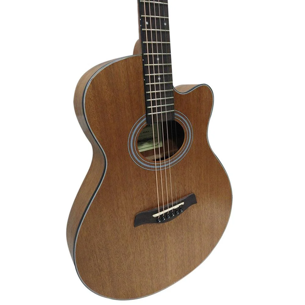 Aria FET M2 Meranti Thin-Body Cutaway Acoustic Guitar - Image 4