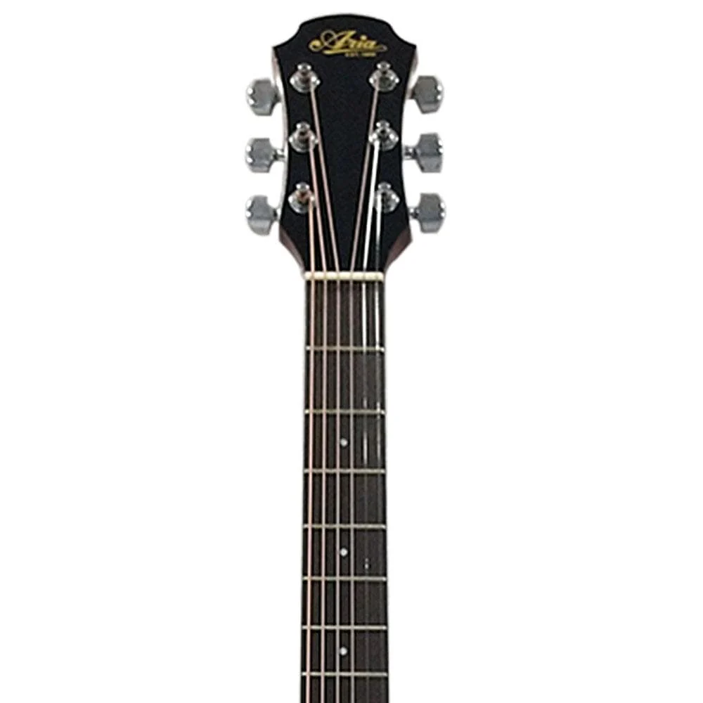 Aria FET M2 Meranti Thin-Body Cutaway Acoustic Guitar - Image 6