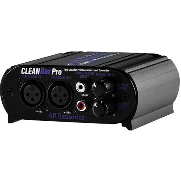 ART CleanBox Pro Dual Channel Level Converter D I Box - Image 2