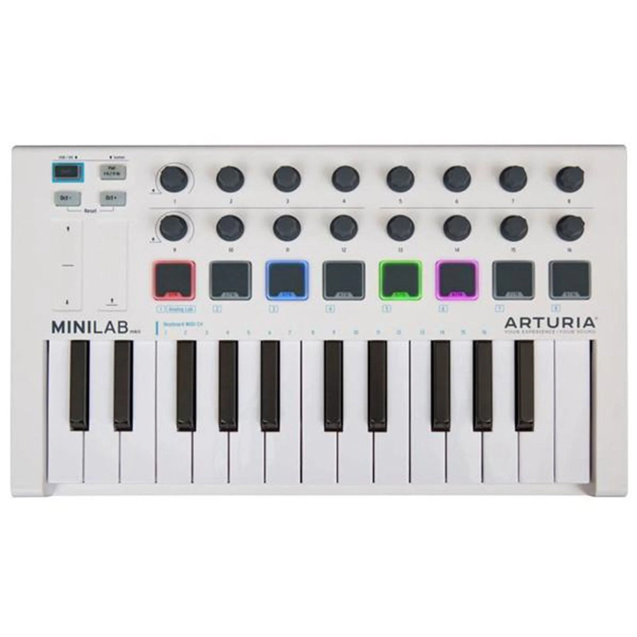 Arturia Minilab MKII 25 Slim-key Midi Keyboard With Headphone, Polishing Cloth, Gigbag & Ebook - Image 2