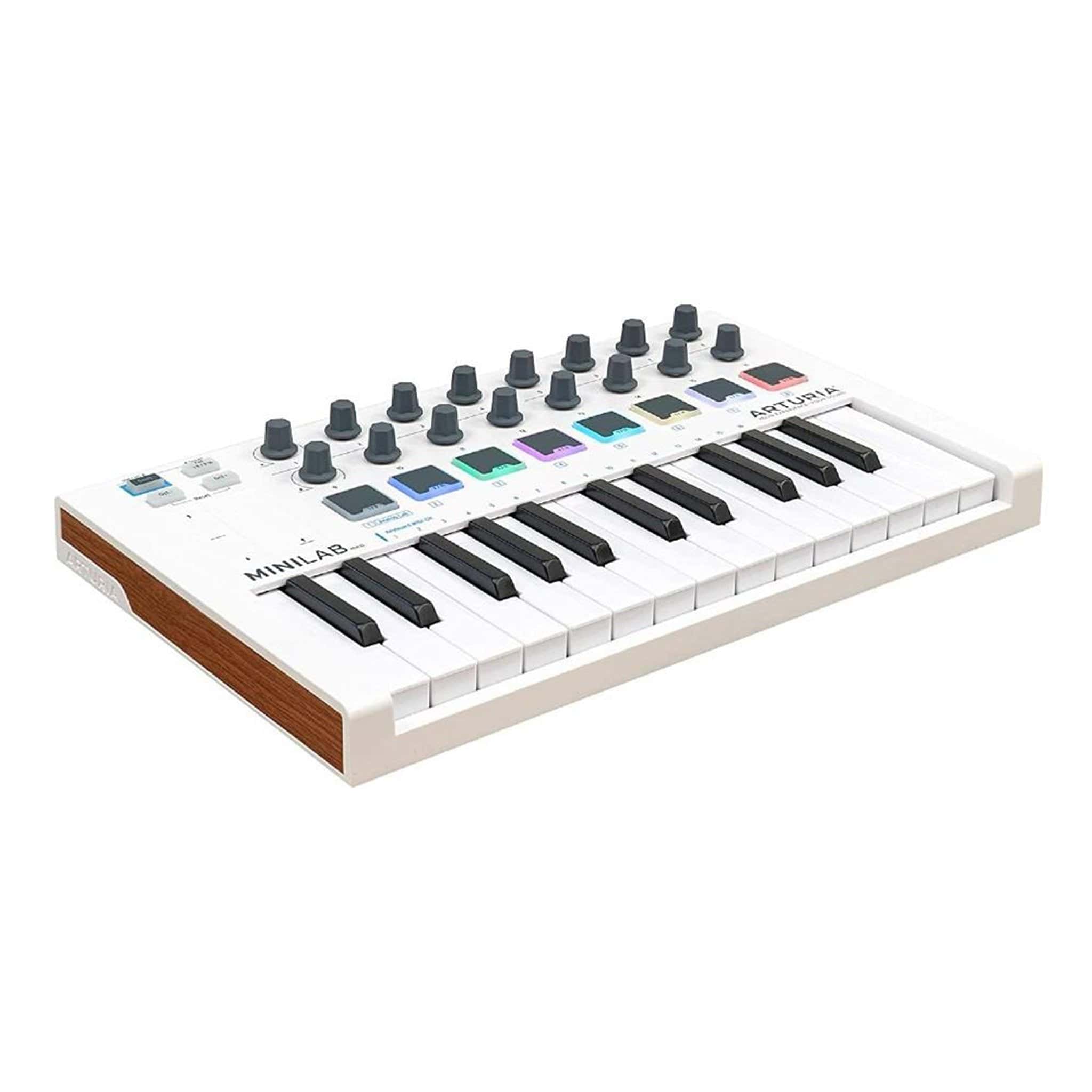 Arturia Minilab MKII 25 Slim-key Midi Keyboard With Headphone, Polishing Cloth, Gigbag & Ebook - Image 3