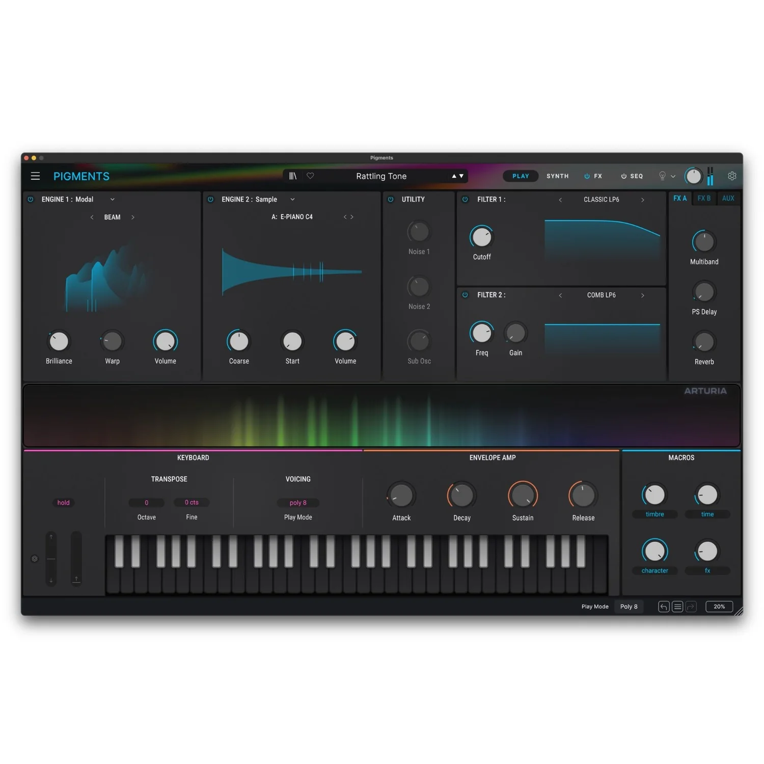 Arturia Pigments 6 Polychrome Software Synthesizer – Professional Audio Software & Plugin - Image 3