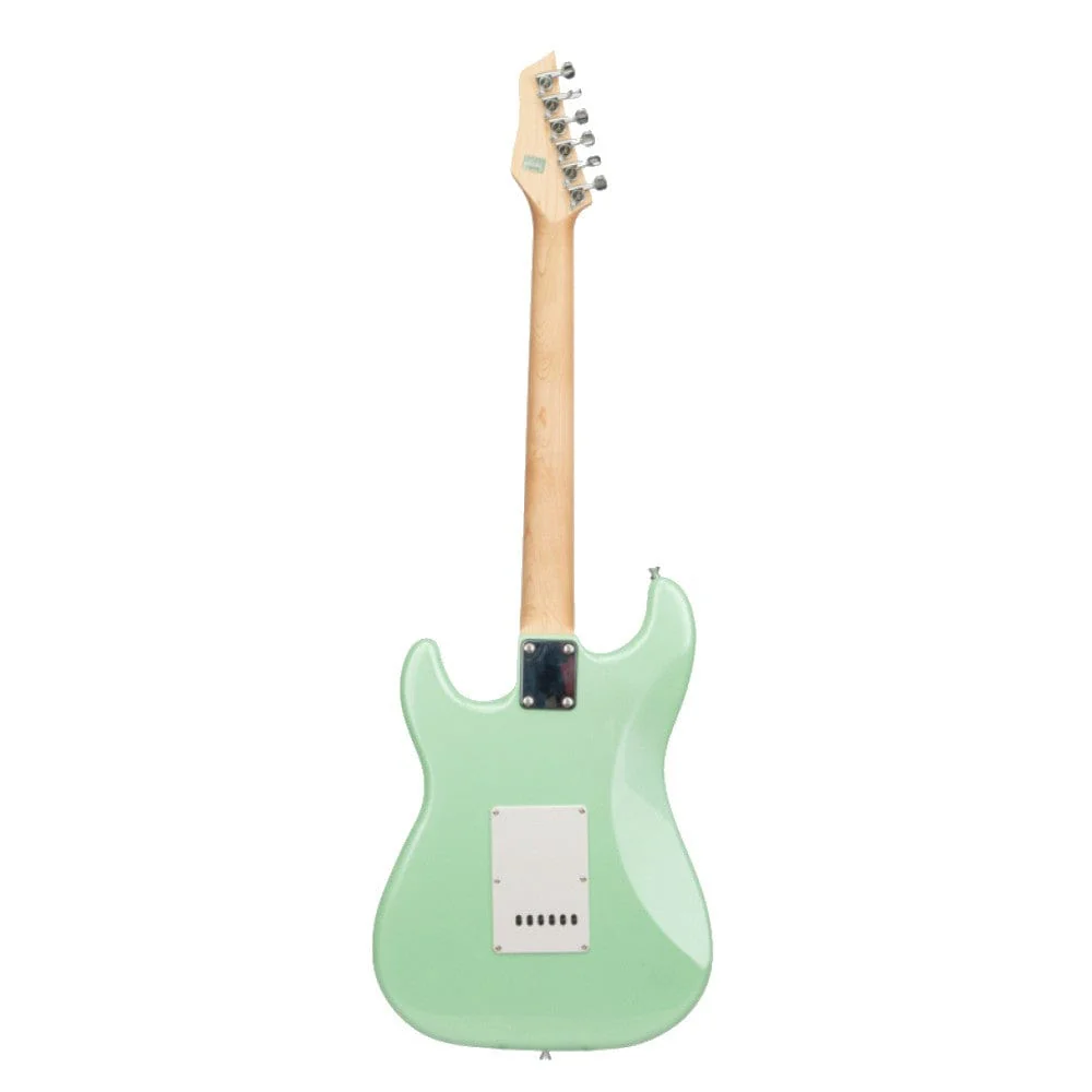 Ashton AG232MSF 6 String Electric Guitar with Gig Bag, Strap, and Online Lessons - Seafoam - Image 2