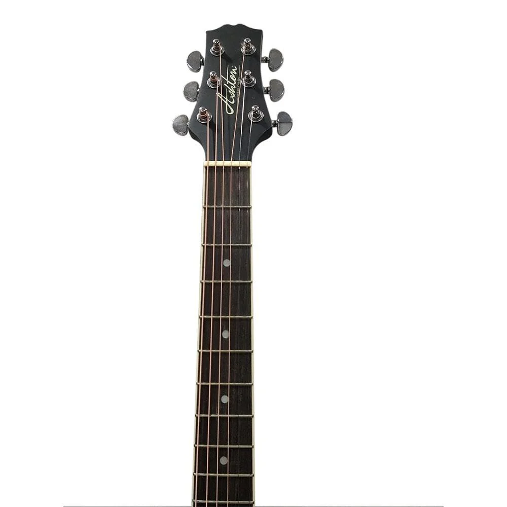 Ashton D10CEQ 39-inch Cutaway Electro Acoustic Guitar With Gigbag, Picks, Strap, Cloth & Ebook - Image 26