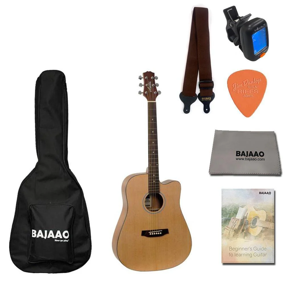Ashton D20C NTM Dreadnought Cutaway Acoustic Guitar  - Natural Matte - Image 8