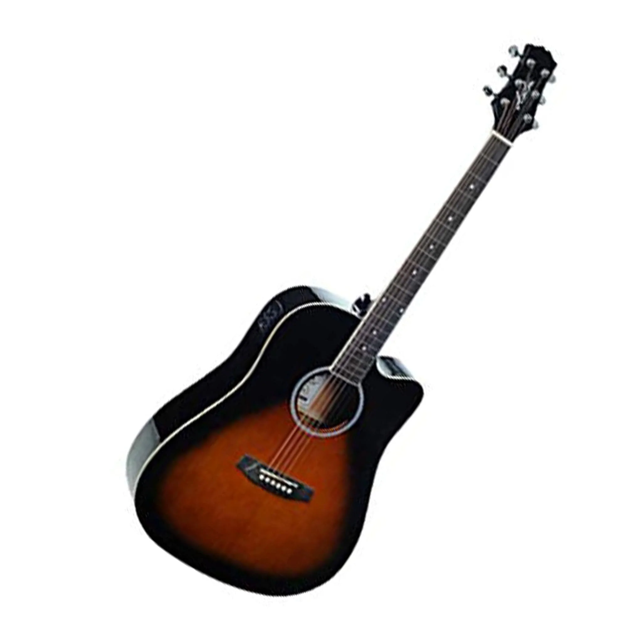 Ashton D20CEQ Dreadnought 41-Inch Cutaway Electro-Acoustic Guitar - Image 4