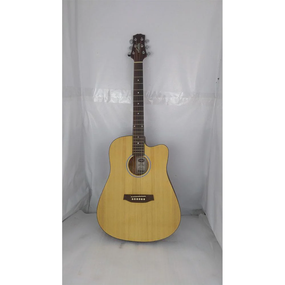 Ashton D20CEQ Dreadnought 41-Inch Cutaway Electro-Acoustic Guitar - Open Box B Stock