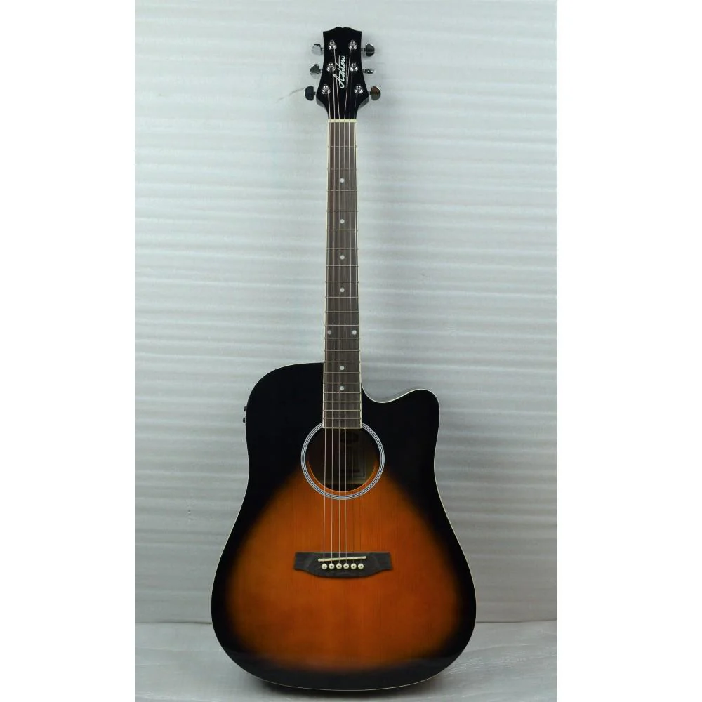 Ashton D20CEQ Dreadnought 41-Inch Cutaway Electro-Acoustic Guitar - Open Box B Stock
