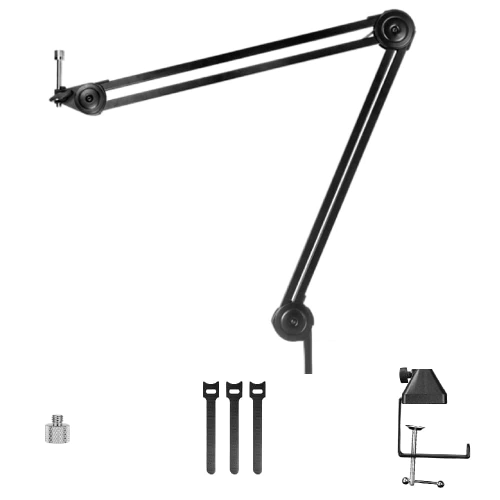 Audio Array AA-12 Short Springless All Metal Microphone Arm Stand - Image 2