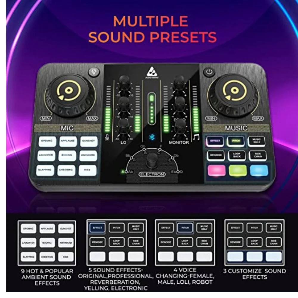 Audio Array AI-03 Audio Interface Streaming Console with Bluetooth - Image 2