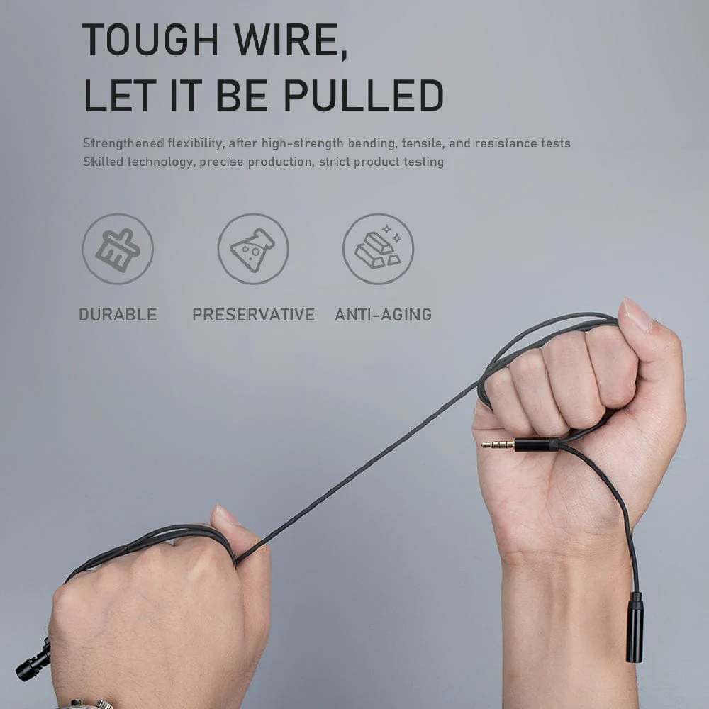 Audio Array AM-C17 Dual Head Condenser Lavalier Lapel Mic with 3.5mm Connector - Image 4