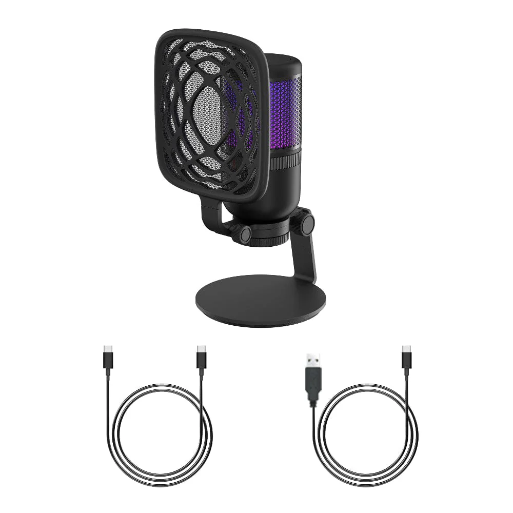 Audio Array AM-C23 Anti Interference Metal Tube RGB USB Microphone