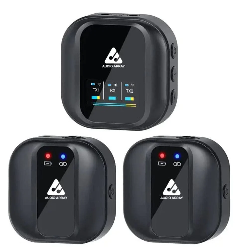 Audio Array AM-W10 Dual Channel 2.4 Ghz Wireless Pocket Sized Microphone System