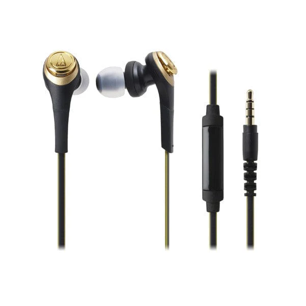Audio-Technica ATH-CKS550IS Solid Bass In-Ear Headphones with In-line Mic & Control - Image 2