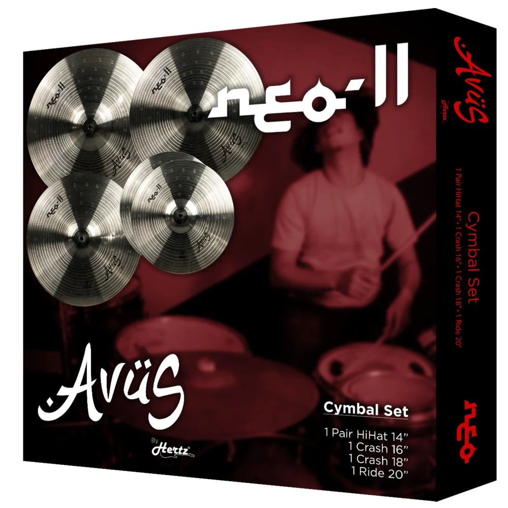 Avus Neo 1 Silver 5 Piece Cymbal Pack - Image 6