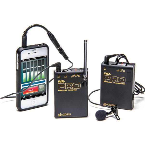 Azden WLX-PRO+i VHF Wireless Microphone System for Smartphones & Tablets - Image 2