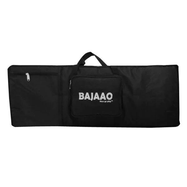 Bajaao 61-Key Keyboard Bag For Casio CTX870IN / CTX8000IN / CTX9000IN / CTX700 8MM Padded Quality - Black