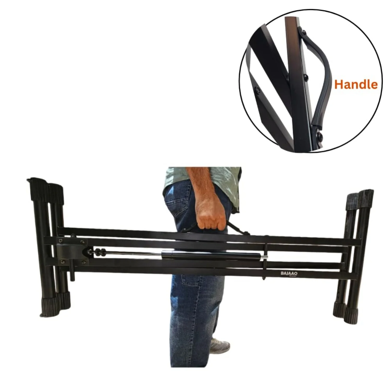 Bajaao Air-X Keyboard Stand with Air Hydraulic - Stable, Adjustable, and Durable - Image 8