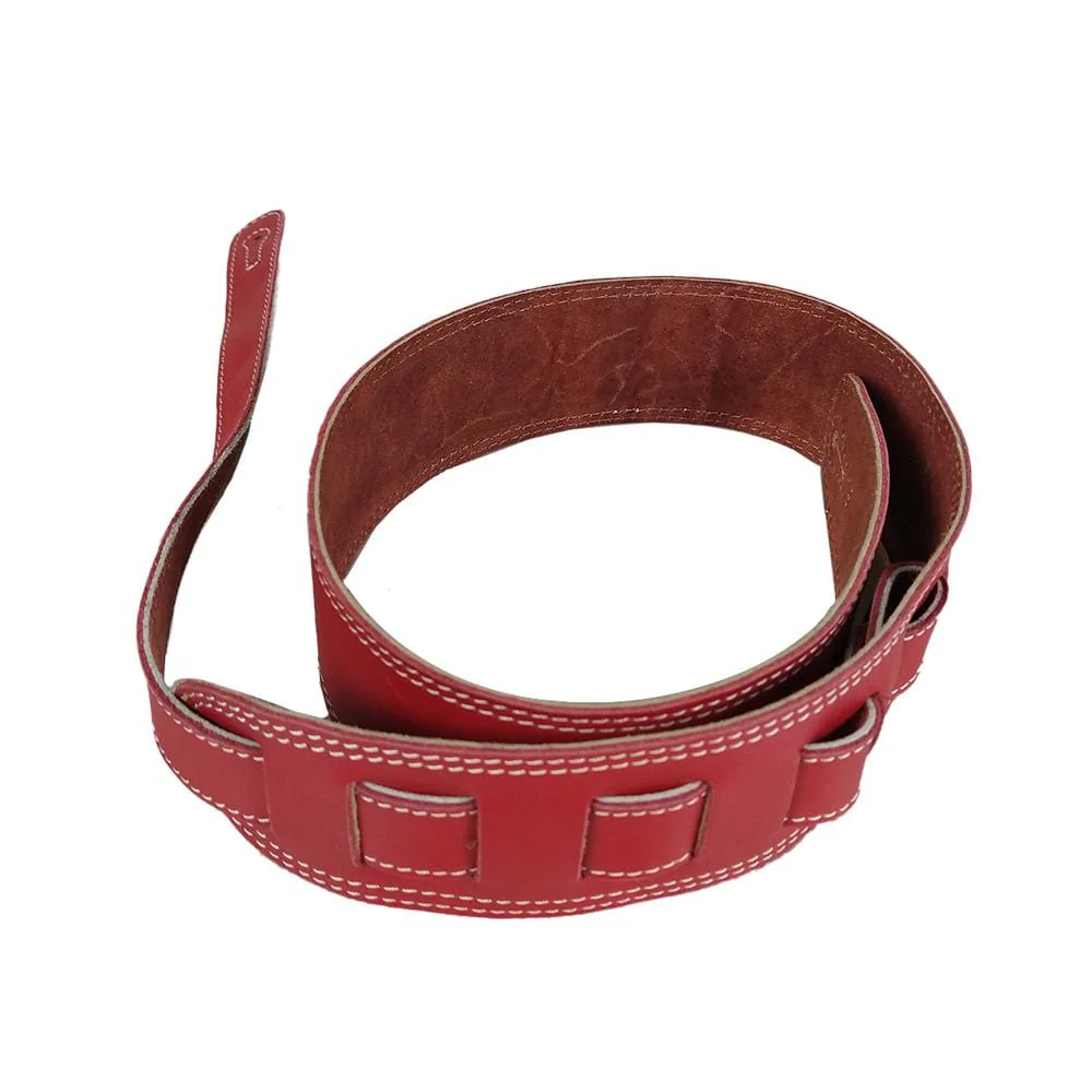 Bajaao Leather Guitar Strap With Lining for Electric / Acoustic / Bass Guitar - Image 5