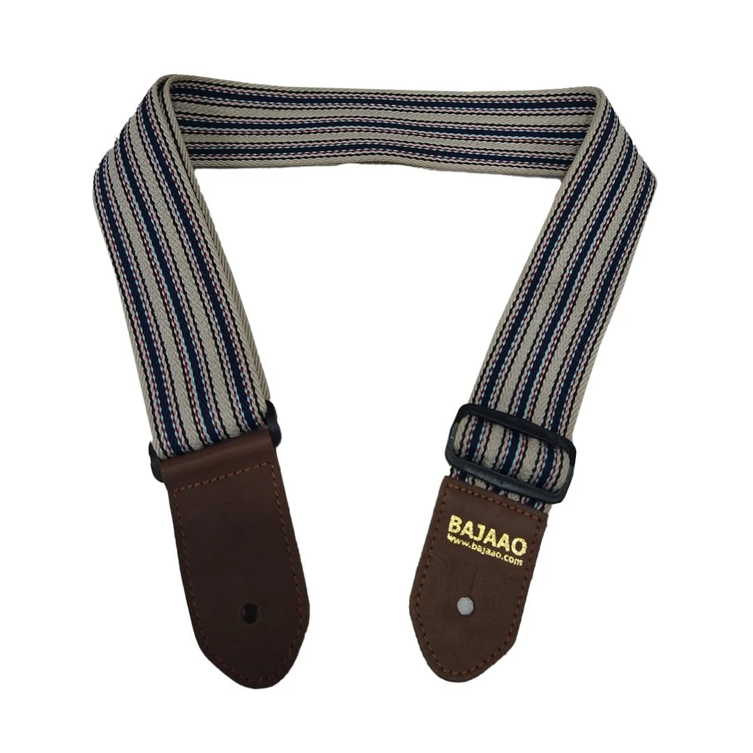 Bajaao 2-Inch Cotton Guitar Strap for Electric / Acoustic / Bass Guitar - Image 2