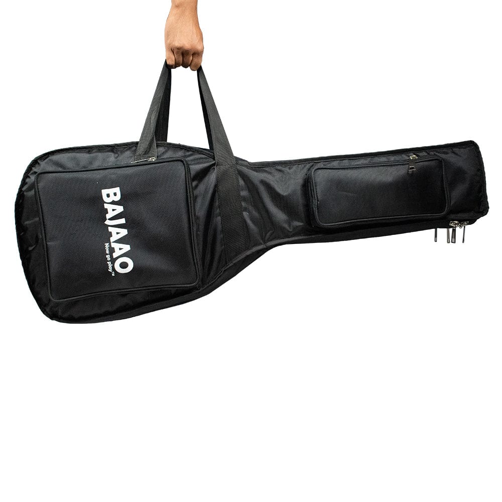 Bajaao Dual Electric Guitar Gig Bag with 12mm Padding for 2 Electric Guitars - Image 8
