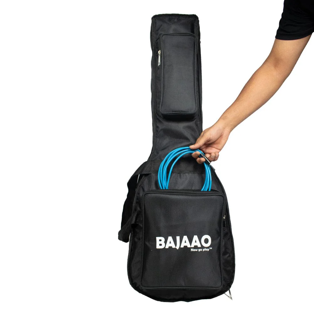 Bajaao Dual Guitar Gig Bag with 12mm Padding For One Acoustic & One Electric Guitar - Image 2