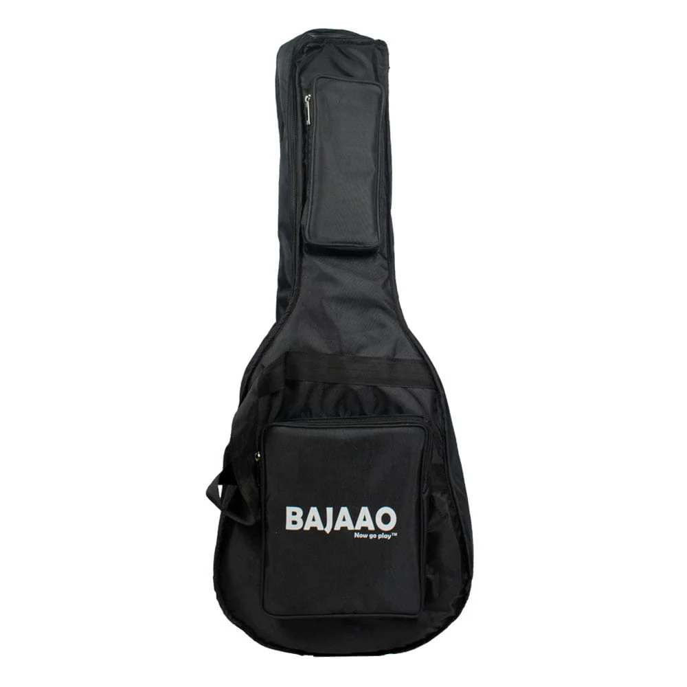 Bajaao Dual Guitar Gig Bag with 12mm Padding For One Acoustic & One Electric Guitar - Image 5